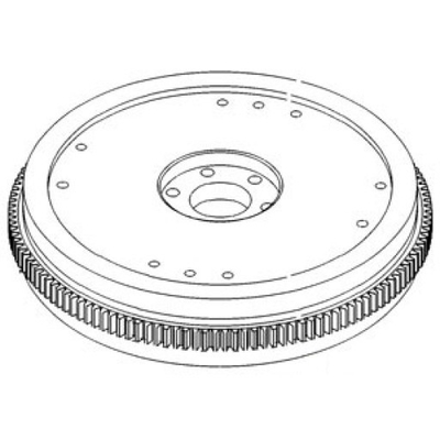 Новый маховик F1NN6375AA 81871636 128T трактора Голландии Форда