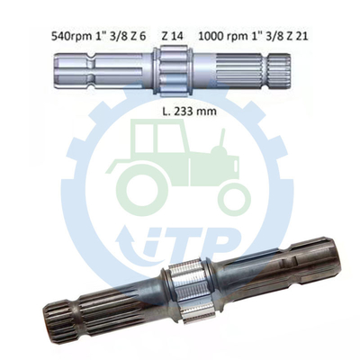 Части трактора L173241 запасные на  6430 6100 7230 вал 3.7KG 6125M 6330 PTO